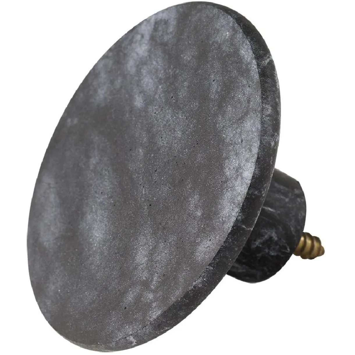 Patère murale ronde imitation marbre noir polyrésine Ø8cm < Gifi Online
