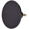 Patère murale ronde noir polyrésine Ø8cm < Gifi Online
