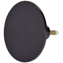Patère murale ronde noir polyrésine Ø8cm < Gifi Online