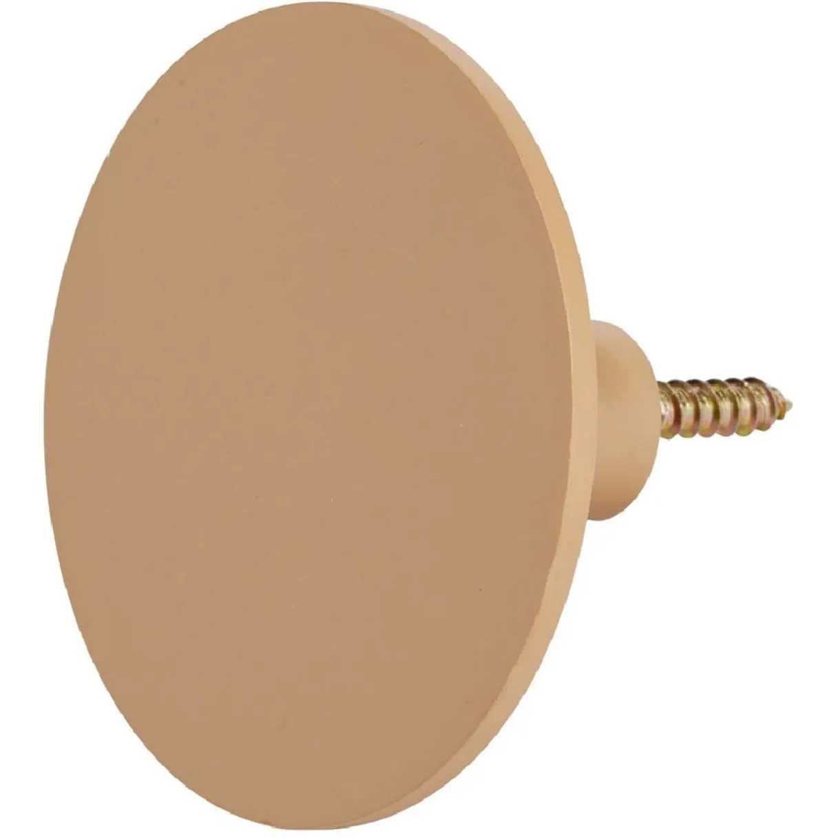 Patère murale ronde nude polyrésine Ø8cm < Gifi Outlet