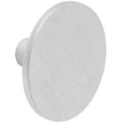 Patère simple 8,5cm gris argenté