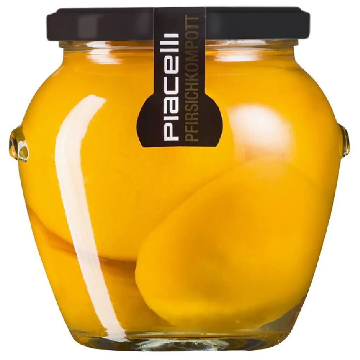 Pêches au sirop bocal en verre 560gr