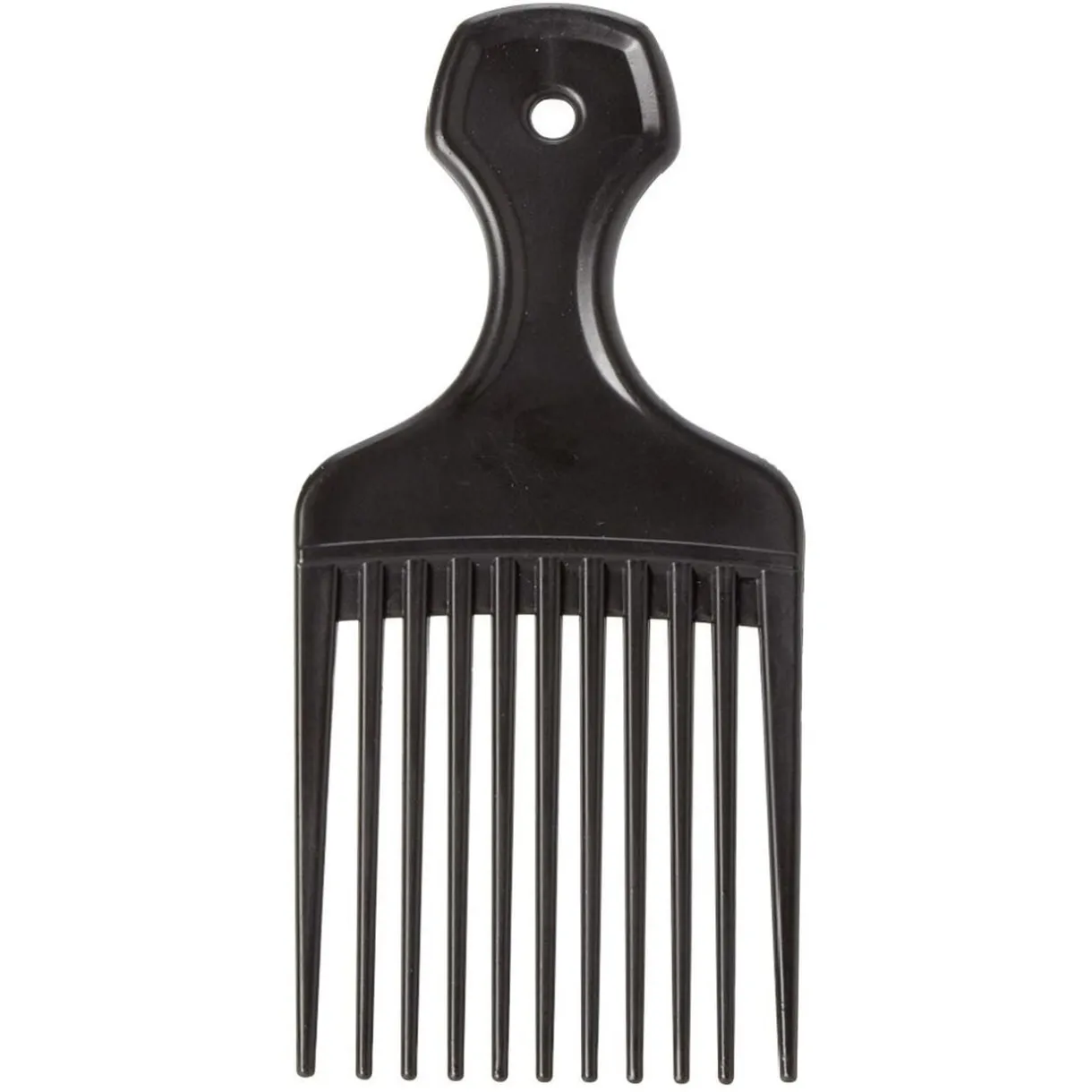 Peigne Afro plastique noir mat L16,5 cm < Gifi Online