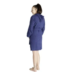 Peignoir éponge à capuche 100% coton marron clair < Gifi