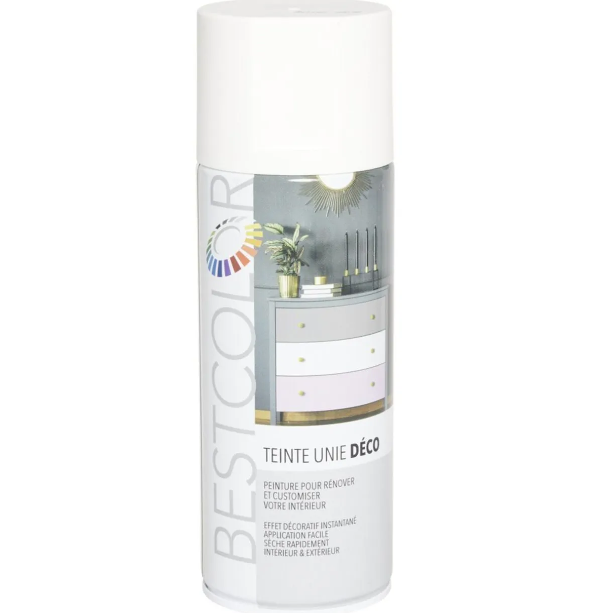 Peinture aérosol Blanc satiné 400 ml < Gifi Online