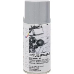Peinture aérosol effet métal Argent métallisé 300 ml < Gifi Discount