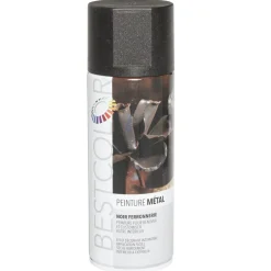 Peinture aérosol Noir Ferronnerie 400 ml < Gifi New