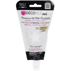 Peinture paillette blanc 80ml < Gifi Discount