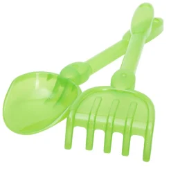 Pelle et râteau de plage plastique pailleté L30cm (3 modèles) < Gifi Clearance