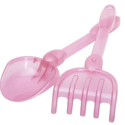Pelle et râteau de plage plastique pailleté L30cm (3 modèles) < Gifi Clearance