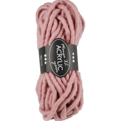 Pelote de laine 17 mètres rose