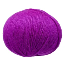 Pelote fil à tricoter acrylique et laine Cantate 50g rouge