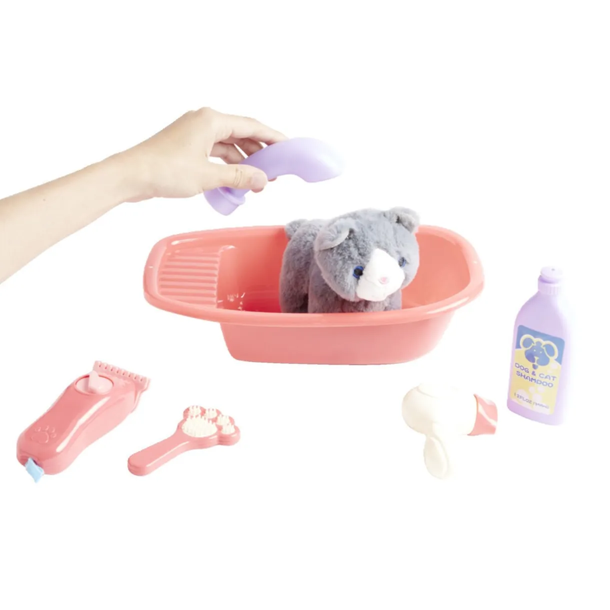 Peluche animal avec baignoire et accessoires < Gifi Best
