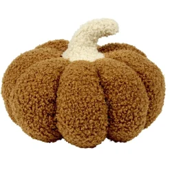 Peluche citrouille Ø20cm bouclette (5 modèles)