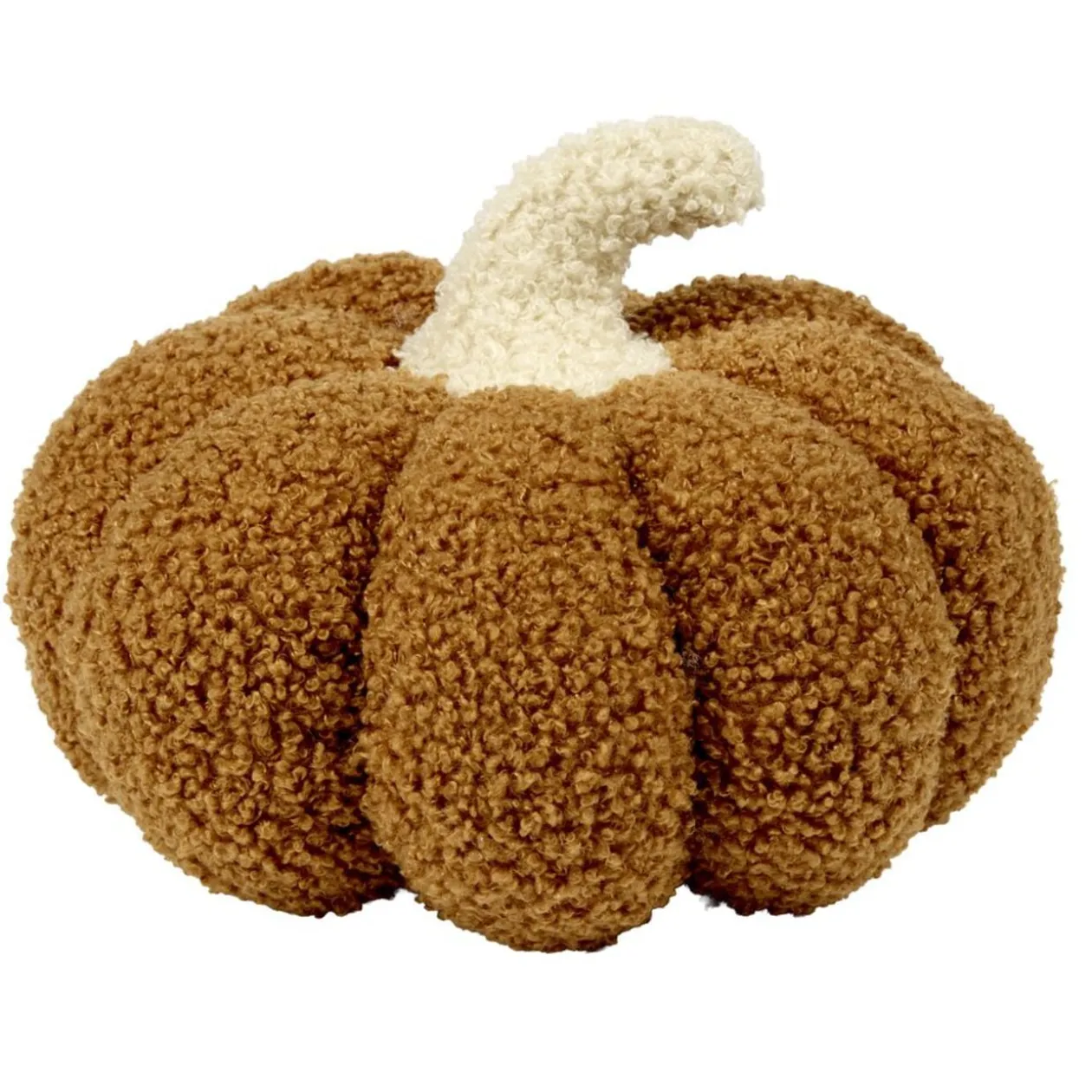 Peluche citrouille Ø20cm bouclette (5 modèles)