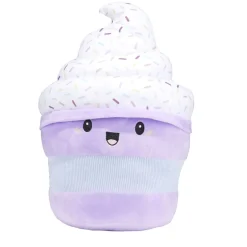 Peluche cupcake XL décor sucré polyester violet 28x25xH45cm < Gifi New