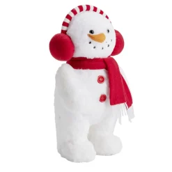 Peluche de Noël bonhomme de neige à poser 25x19xH37cm < Gifi New