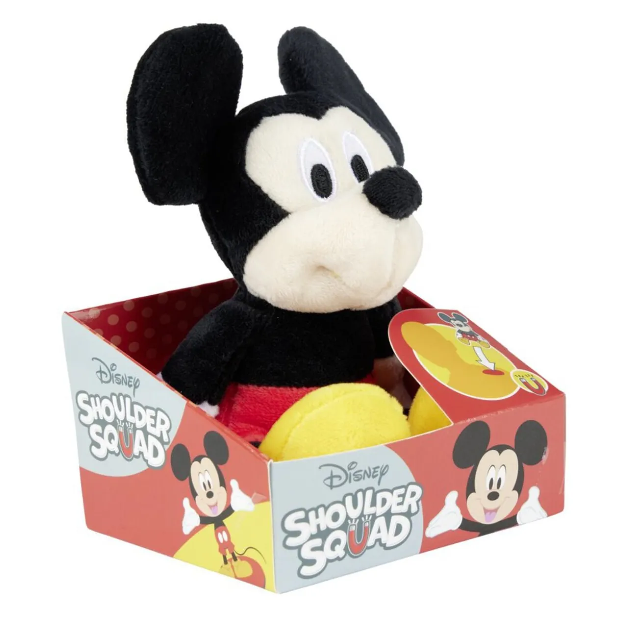 Peluche Disney aimantée pour épaule 11x9xH12cm (4 modèles)