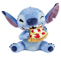 Peluche Disney Stitch bleu avec pizza 35x28xH45cm