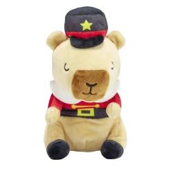 Peluche doudou enfant capybara tenue hiver polyester 11x14xH20cm (2 modèles) < Gifi Outlet