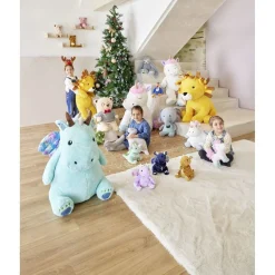 Peluche dragon polyester 19x15cm (3 modèles) < Gifi New