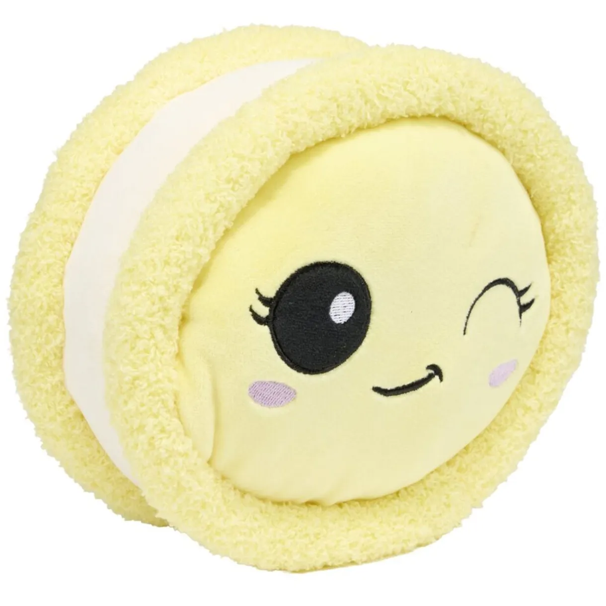 Peluche kawaii macaron Ø18x13cm (3 modèles) < Gifi