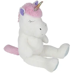 Peluche licorne blanc XL 40x30xH100cm < Gifi Outlet