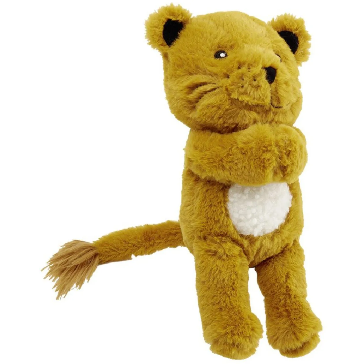 Peluche lion polyester H.22.5 cm (2 modèles)