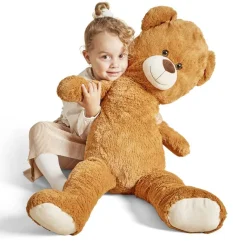 Peluche ours XXL 38x28xH100cm