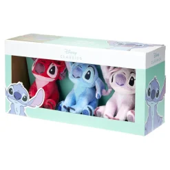 Peluche Stitch x3 à suspendre bleu, rouge et rose H12cm < Gifi New