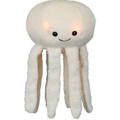 Peluche veilleuse pieuvre lumineuse blanche Ø20xH17cm < Gifi Online