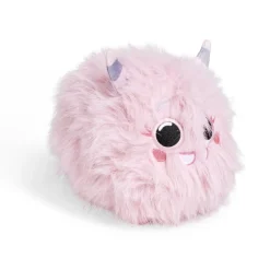 Peluche yéti ronde 24x17xH20cm (2 modèles)