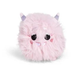 Peluche yéti ronde 24x17xH20cm (2 modèles)