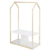 Penderie pour enfant en bois avec 2 casiers 42x7xH132cm < Gifi Best