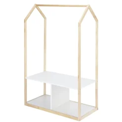 Penderie pour enfant en bois avec 2 casiers 42x7xH132cm < Gifi Best