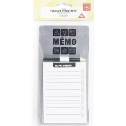 Pense-bête magnétique 50 feuilles mémo + crayon < Gifi Sale