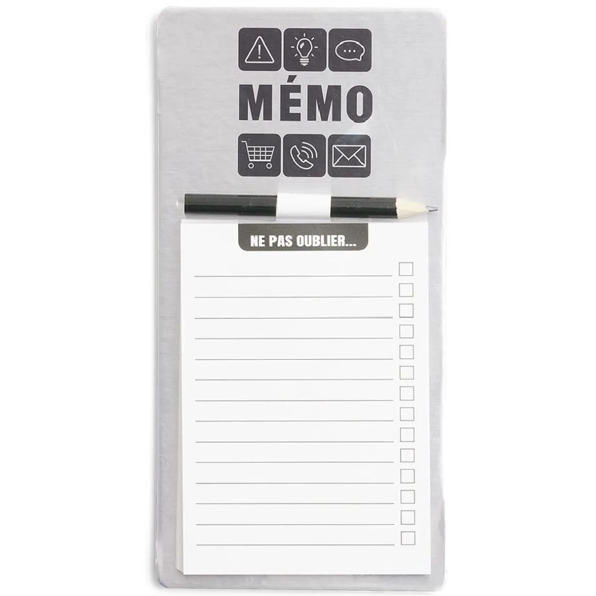 Pense-bête magnétique 50 feuilles mémo + crayon < Gifi Sale