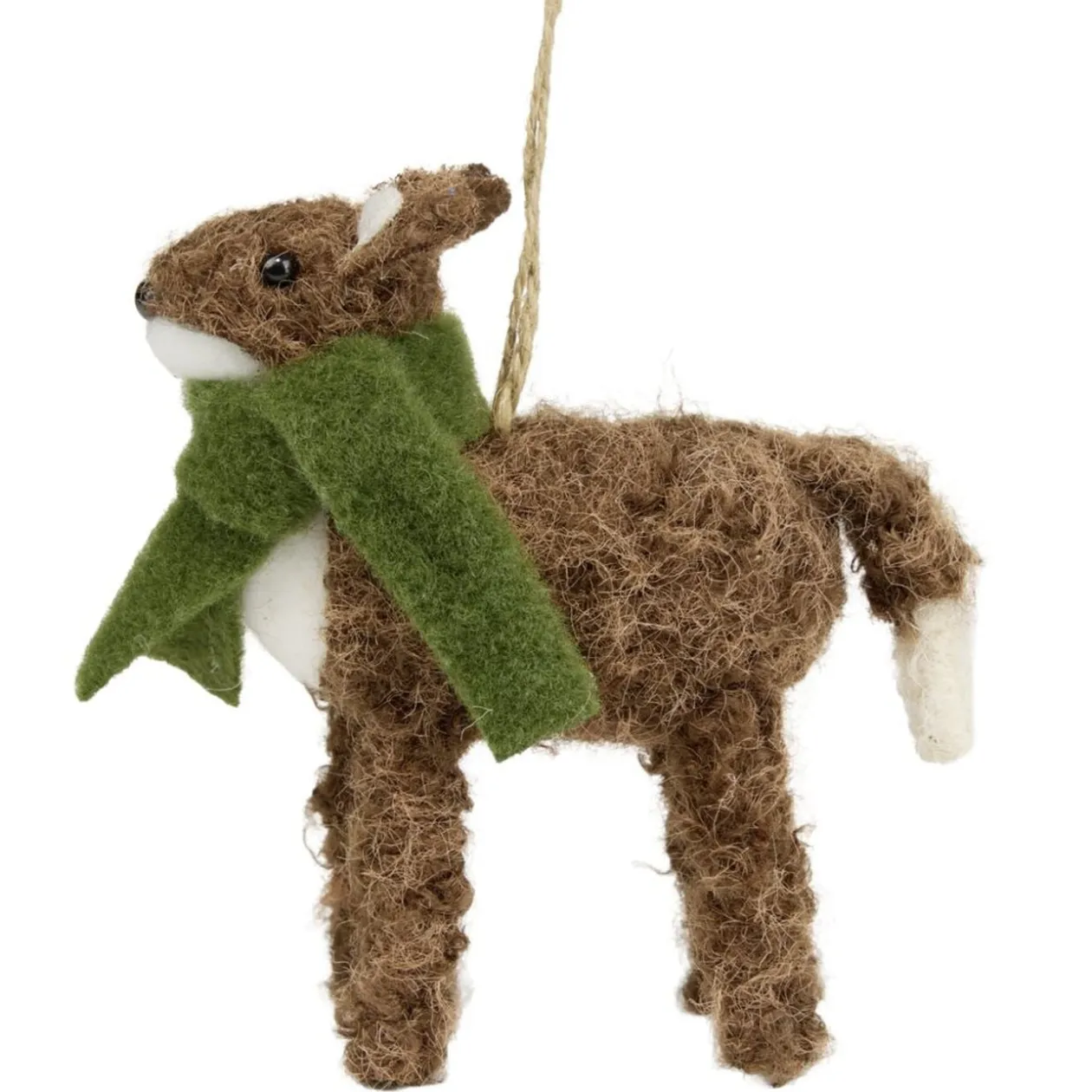Personnage de Noël en feutrine à suspendre H9cm (4 modèles)