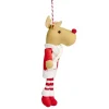 Personnage de Noël à suspendre feutrine rouge et blanc (3 modèles)