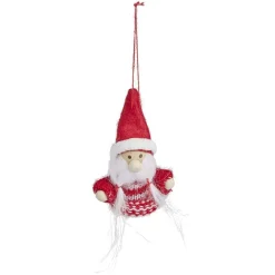 Personnage à suspendre rouge et blanc - Fille/Père Noël/Ange