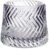 Photophore en verre strie diagonale < Gifi Outlet