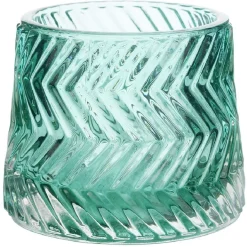 Photophore en verre strie diagonale < Gifi Outlet