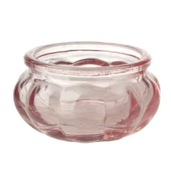 Photophore rond en verre gris Ø6xH3cm < Gifi