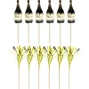 Pic apéritif décoratif argenté x12