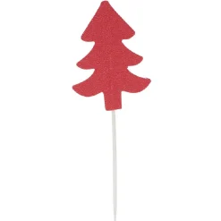 Pic en bois pour apéritif étoile et sapin x 18
