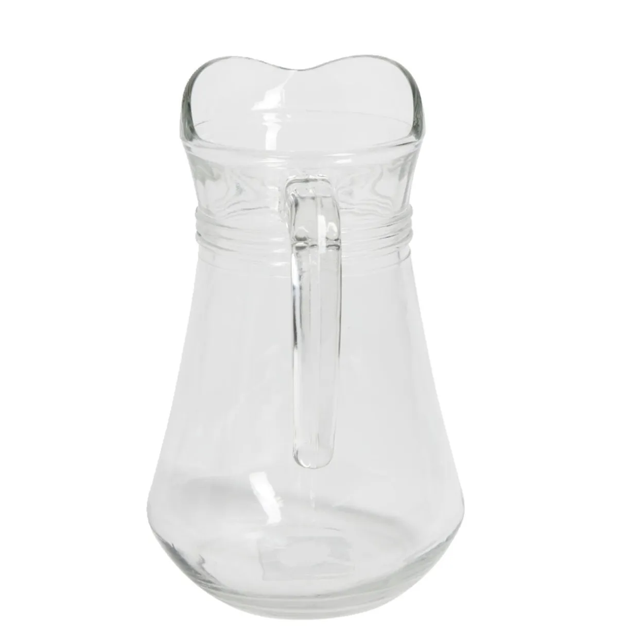Pichet avec anse et bec verseur 1L verre transparent < Gifi Hot