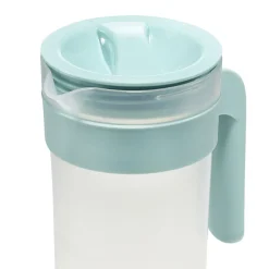 Pichet pique-nique avec 4 verres en plastique Ø10xH24,5cm (2 modèles) < Gifi