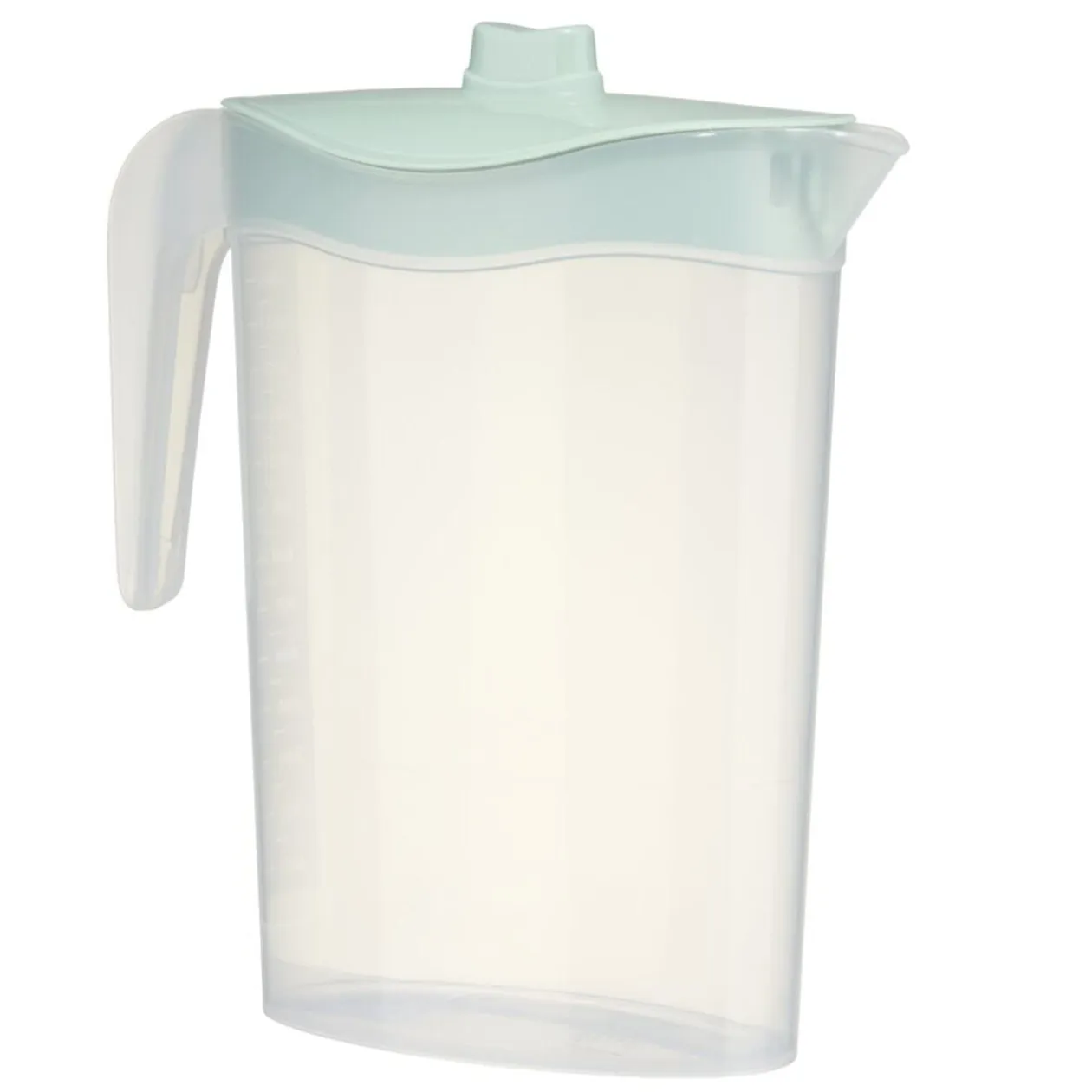 Pichet plastique 1,5L Bristol 15x10xH23cm (3 modèles)