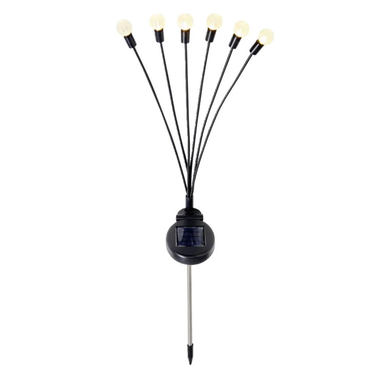 Pic solaire 6 bulles LED blanc chaud H70cm < Gifi Online