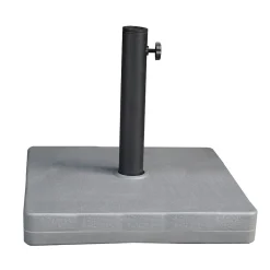 Pied de parasol béton 20 kg gris